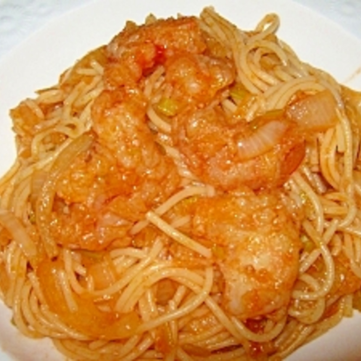 残りのエビチリで パスタ レシピ 作り方 By 925mico 楽天レシピ